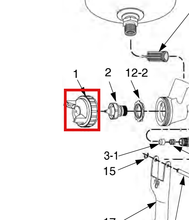 Load image into Gallery viewer, Graco 289297 Sharpe Service Kit for 288879 HVLP Spray Gun, 1.3mm - highlighted in parts diagram