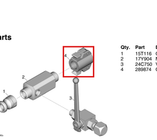 Load image into Gallery viewer, Graco 289874 Kit, Repair, Coupler - highlighted in parts diagram