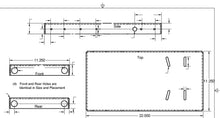 Load image into Gallery viewer, Aluminum Pressure Washer Skid Frame without Wheels or Handles, Fits Honda GX200 and GX390