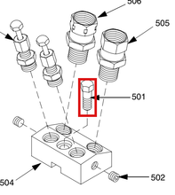 Load image into Gallery viewer, Graco 295619 Screw, Mounting - highlighted in parts diagram