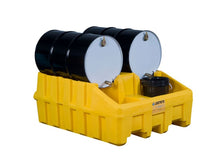 Load image into Gallery viewer, Drum Management System Base Module, Dispensing Well, Forklift Channels, Polyethylene, Yellow - 28666