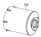 Load image into Gallery viewer, Replacement Combustion Chamber for Flame 115 Heater