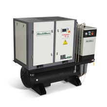 Load image into Gallery viewer, MechMaxx 20HP Combined Rotary Screw Air Compressor with Dryer &amp; 105-Gal ASME Tank | 78 CFM, 116 PSI, 230V 3-Phase - Industrial Grade