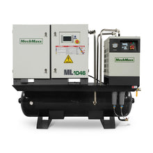 Load image into Gallery viewer, MechMaxx 10HP Combined Rotary Screw Air Compressor with Dryer &amp; 66-Gal ASME Tank | 32 CFM, 116 PSI, 460V 3-Phase - Industrial Grade