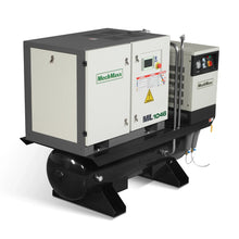 Load image into Gallery viewer, MechMaxx 10HP Combined Rotary Screw Air Compressor with Dryer &amp; 66-Gal ASME Tank | 32 CFM, 116 PSI, 460V 3-Phase - Industrial Grade