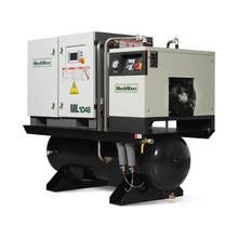 Load image into Gallery viewer, MechMaxx 10HP Combined Rotary Screw Air Compressor with Dryer &amp; 66-Gal ASME Tank | 32 CFM, 116 PSI, 460V 3-Phase - Industrial Grade