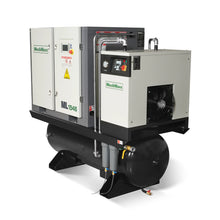 Load image into Gallery viewer, MechMaxx 15HP Combined Rotary Screw Air Compressor with Dryer &amp; 105-Gal ASME Tank | 45 CFM, 116 PSI, 460V 3-Phase - Industrial Grade