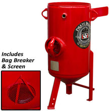 Load image into Gallery viewer, Pirate Brand 300-350S Vessel, Stationary, 3.5 Cu. Ft. (100 Liters), 150 PSI (10.3 Bar), 110* Cone Bottom, 7-1/2" Clearance, 46" Oah, 18" Dia, Includes: Handway Assembly, Pop-Up, Pop-Up Gasket, Screen &amp; Bag Breaker