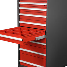 Load image into Gallery viewer, MechMaxx Heavy Duty Modular Drawer Cabinet - 9 Drawer, 59" H x 28.5" W x 28.5" D Tool Storage Organizer, Steel Construction