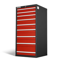 Load image into Gallery viewer, MechMaxx Heavy Duty Modular Drawer Cabinet - 9 Drawer, 59" H x 28.5" W x 28.5" D Tool Storage Organizer, Steel Construction