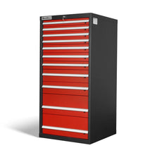 Load image into Gallery viewer, MechMaxx Heavy Duty Modular Drawer Cabinet - 11 Drawer, 59" H x 28.5" W x 28.5" D Tool Storage Organizer, Steel Construction