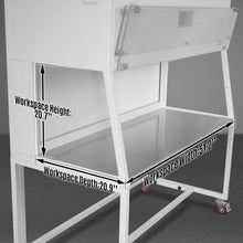 Load image into Gallery viewer, MechMaxx 53.5″ Wide CB-H2 Horizontal Laminar Flow Clean Bench with HEPA Filtration &amp; UV Sterilization | ISO Class 5