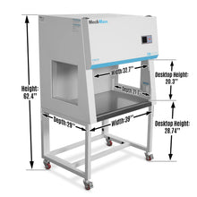 Load image into Gallery viewer, MechMaxx 39″ Wide CB-H1Pro Horizontal Laminar Flow Clean Bench with HEPA Filtration &amp; UV Sterilization | ISO Class 5