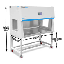 Load image into Gallery viewer, MechMaxx 57.5″ Wide CB-V2Pro Vertical Laminar Flow Clean Bench with HEPA Filtration &amp; UV Sterilization | ISO Class 5