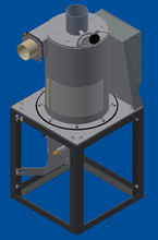 Load image into Gallery viewer, Clemco 32728 Series 36x36 Suction Blast Cabinet, 900 CFM RPH Dust Collector, Steel Media, 460V 3-Phase — reclaimer
