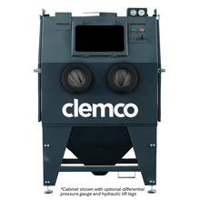 Load image into Gallery viewer, Clemco 32644 Series 24x42 Suction Blast Cabinet, 300 CFM DCU Dust Collector, Non-Ferrous Media, 115V 1-Phase