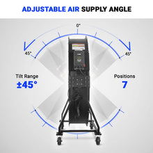 Load image into Gallery viewer, MechMaxx 59" Portable Industrial Fan with Variable High-Efficiency PMSM Motor,Tiltable Mobile High Volume Floor Fan for Warehouse,Workshop &amp; Gym