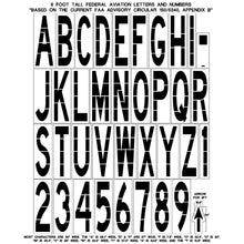 Load image into Gallery viewer, NewStripe FAA Individual Letter &amp; Number Stencil