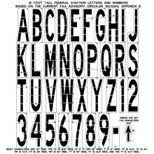 Load image into Gallery viewer, NewStripe FAA Individual Letter &amp; Number Stencil