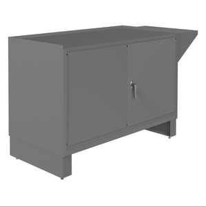 Durham 3403-95 Stationary Workstation, Storage Space, 1 Vice Support Shelf, 60-1/16 X 24-1/4 X 36-3/16