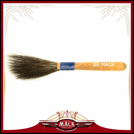 ANDREW MACK 10-1 10 Series Squirrel Hair Sword Pinstriping Brush, #1 Brush