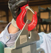 Load image into Gallery viewer, Justrite™ Double Cylinder Hand Truck w/ Firewall &amp; Hoist Ring 16 In Pneumatic Wheels Rear Casters &amp; Tool Box