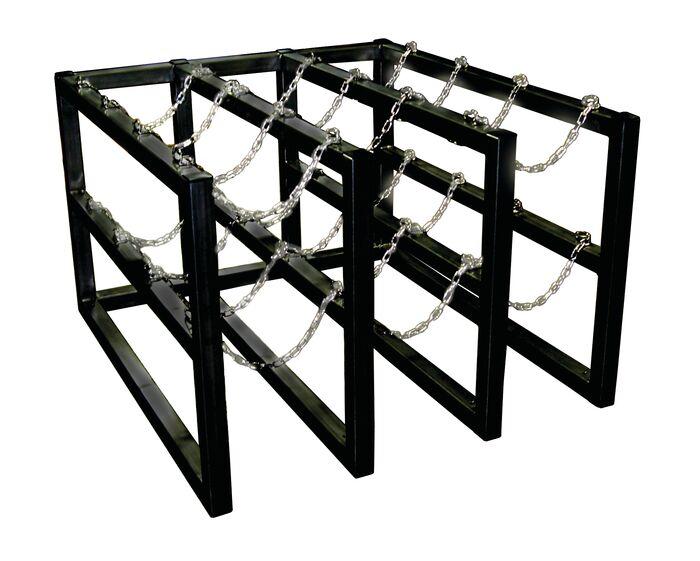 Justrite™ Gas Cylinder Barricade Rack 12 Cylinder Capacity 3 Wide by 4 Deep
