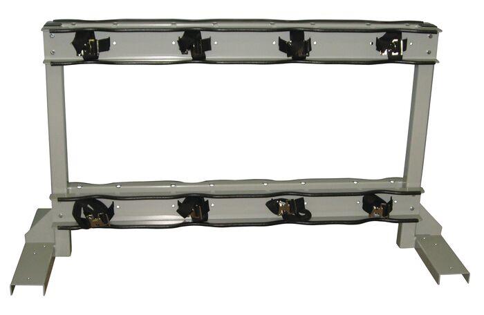 Justrite Steel Gas Cylinder Stand, 8 Cylinder Capacity, Back-to-Back - 35302