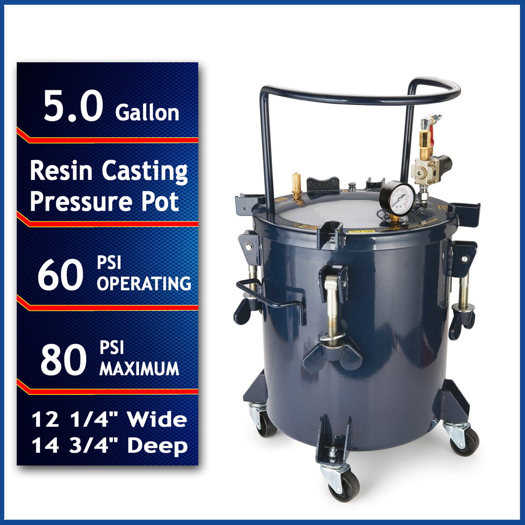 California Air 365C 5 Gallon Pressure Pot for Resin Casting