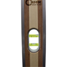 Load image into Gallery viewer, Marshalltown 36CLEVGRB 36" Crick 3 Piece Wood Level - Green Vials w/ Rubber Cushions