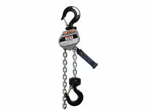 Jet Tools - JLA-150-5SH, JLA Series 1-1/2 Ton Lever Hoist, 5' Lift & Shipyard Hooks