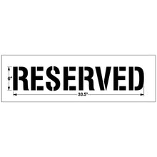 Load image into Gallery viewer, NewStripe RESERVED Stencil