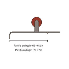 Load image into Gallery viewer, Marshalltown 3883SD-70 6 X 12 SS Hand Edger/Groover; 3/4R; 1/4" Groove (6/Pack)