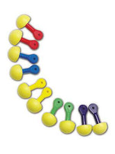 Load image into Gallery viewer, 3M™ E-A-R™ Push-Ins™ Earplugs 318-1000 Uncorded Poly Bag 100 Pr/Bx