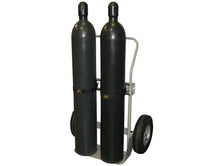 Load image into Gallery viewer, Double Cylinder Hand Truck, 16" Pneumatic Wheels - 35038