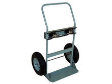 Load image into Gallery viewer, Double Cylinder Hand Truck, 16" Pneumatic Wheels - 35038