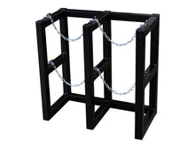 Load image into Gallery viewer, 2 Wide by 1 Deep, Gas Cylinder Storage Rack, 2 Cylinder Capacity, Steel  - 35100