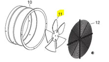 Load image into Gallery viewer, Replacement Heater Fan Ø500 - 23° for Blaze 300 Heater