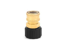 Load image into Gallery viewer, 3/8&quot; QC Brass Coupler x M22 F 15mm Twist Coupler