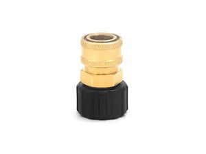 3/8" QC Brass Coupler x M22 F 15mm Twist Coupler