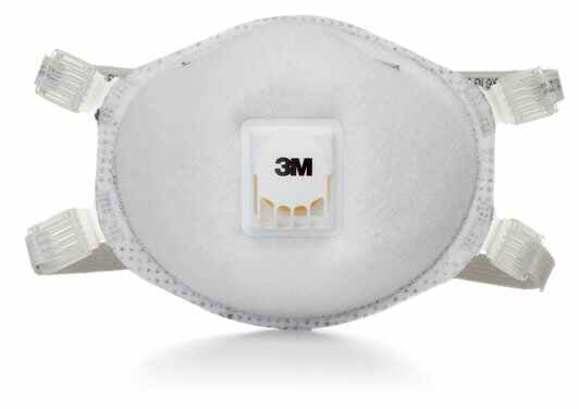3M™ 8214 N95 Particulate Welding Respirator  w/ Ozone Protection & Nuisance Level Organic Vapor Relief 80 - 10/BX