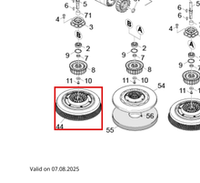 Load image into Gallery viewer, Kärcher 4.905-019.0 Disc Brush Cpl. White - highlighted in parts diagram