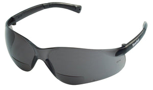MCR Ssfety Gray Scratch-Resistant Bifocal Safety Reading Glasses, +1.5 Diopter - 1/EA