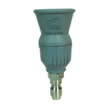 Load image into Gallery viewer, MTM Hydro Gray NPS45 Nozzle with Guard, Size 5.5, 25° Spray Pattern, 1/4" SS Plug - 16.7146