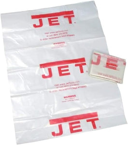Jet Tools - Collection Bag, Clear Plastic 14" Diameter (pack of 5)