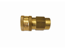 Load image into Gallery viewer, MTM Hydro 1/4" Brass Wand Saver Coupler with Brass Collar - 24.0098