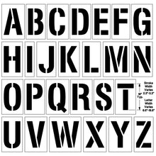 Load image into Gallery viewer, NewStripe Alphabet Stencil Kit (A-Z)