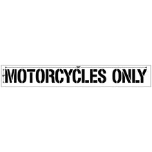 Load image into Gallery viewer, NewStripe MOTORCYCLES ONLY Parking Stencil