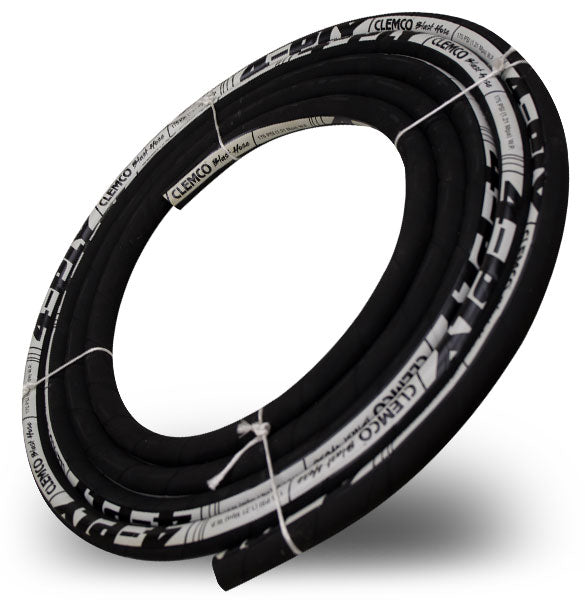 Clemco Standard 4-Ply Blast Hose - 1″ ID x 25′ - Uncoupled