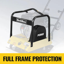 Load image into Gallery viewer, MechMaxx 5.8 HP Vibratory Plate Compactor with Wheel Kit, 3600 lb Centrifugal Force for Soil, Gravel, Asphalt and Paver Base, PC90Z